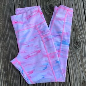 Bend Active Watercolor Athletic Leggings - Size Small
